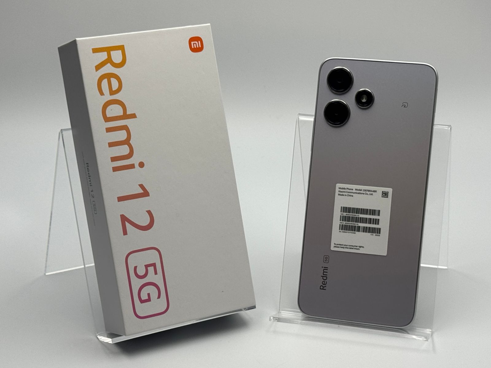 【中古A】Redmi 12 5G 23076RA4BR 8GB+256GB ポーラーシルバー SIMフリー 白ロム