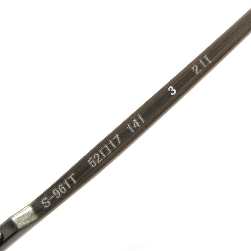 美品 999.9 フォーナインズ メガネフレーム S-961T 日本製 スクエア 3