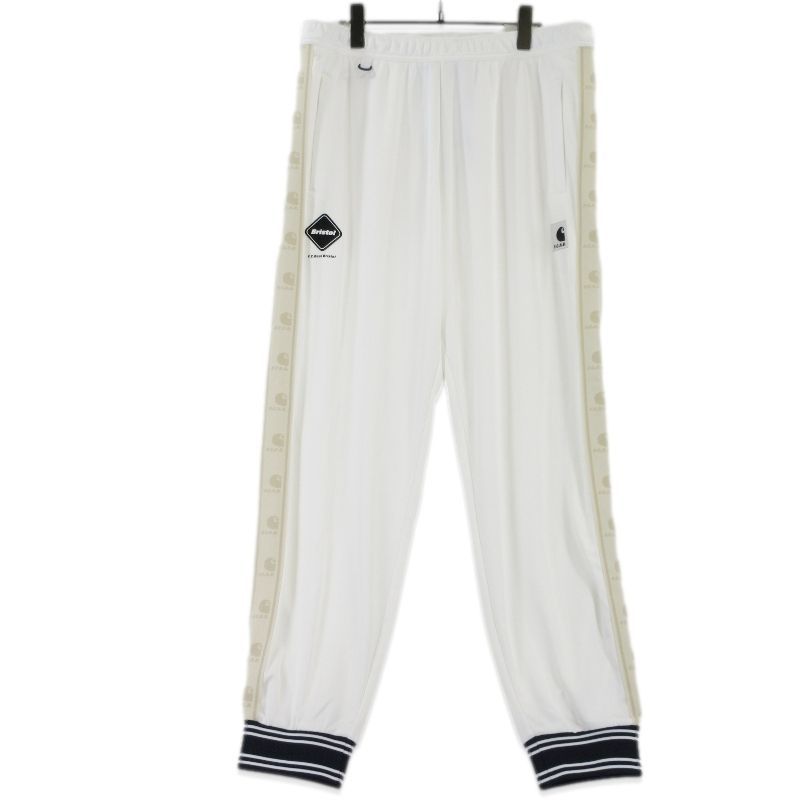 未使用 CARHARTT WIP × F.C.Real Bristol カーハート TRACK PANTS FCRB-260126 トラックパンツ イージーパンツ ホワイト 白 XL 99001091