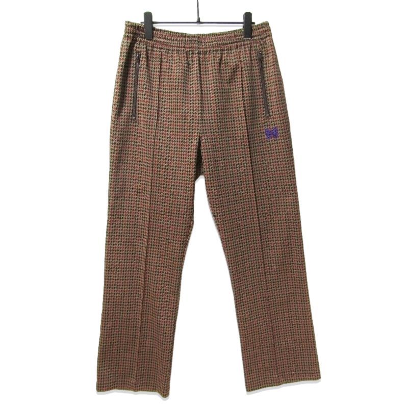 美品 NEEDLES ニードルズ トラックパンツ HM237 20AW Track Pant Poly Jq. ジャガード イージーパンツ ベージュ M 27113917