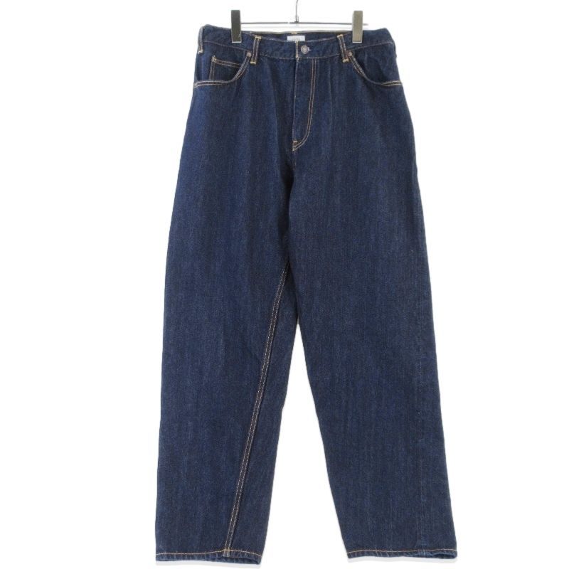 未使用 CIOTA シオタ デニムパンツ PTLM-24RF-PIDNW Wide Tapered 5 Pocket Pants ワンウォッシュ ワイド Dark Navy 34 99001090