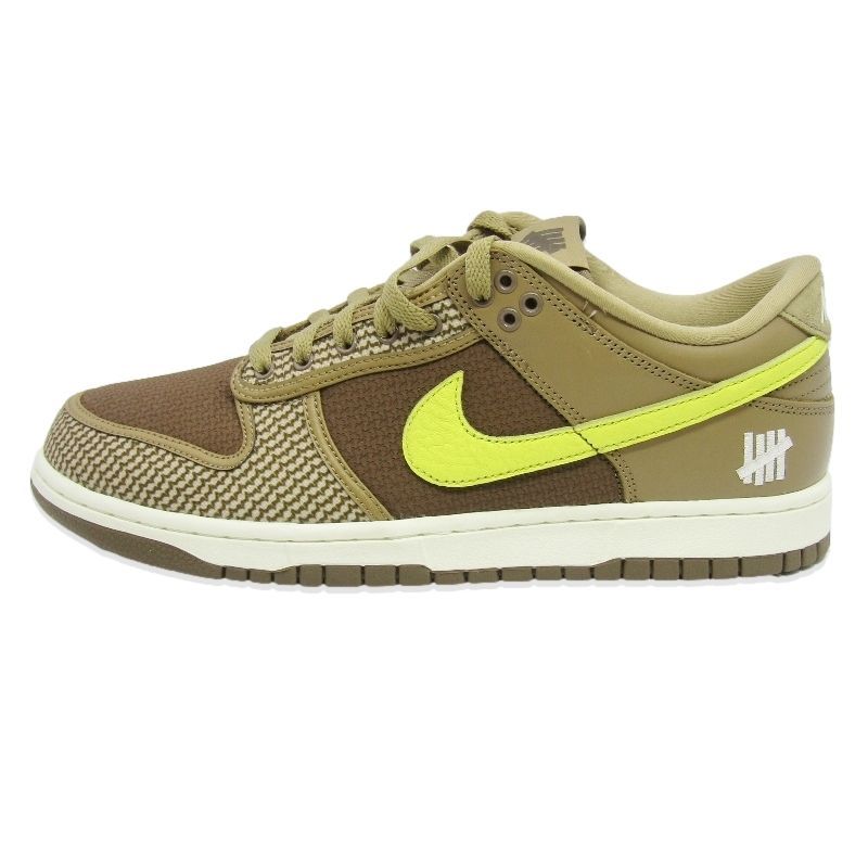 未使用 UNDEFEATED × NIKE ナイキ 27.5cm DUNK LOW SP DUNK VS AF-1 PACK DH3061-200 ダンク ロー ブラウン 88000072