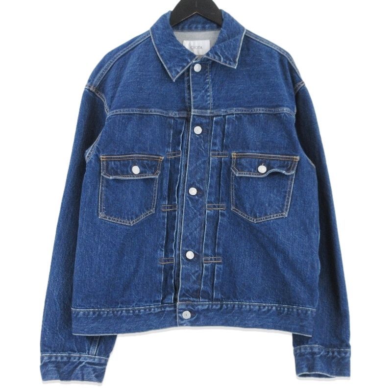 CIOTA シオタ デニムジャケット JKLM-302 New Double Pocket Denim Jacket インディゴ 46 99001071