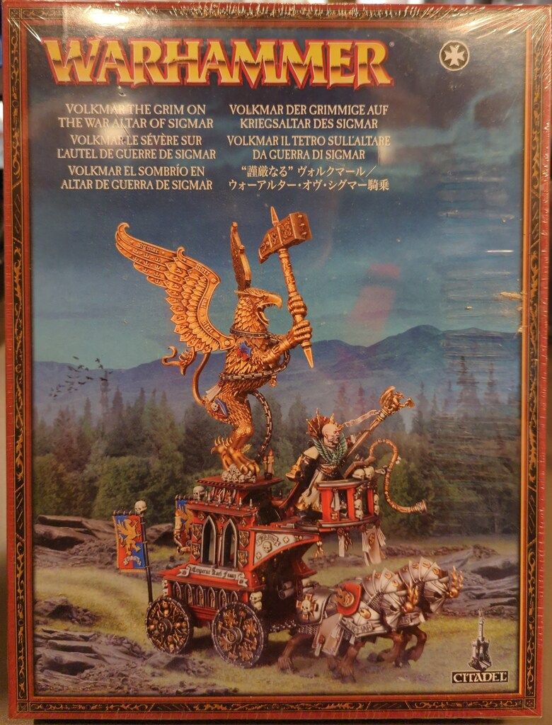 《未開封》 GAMES WORKSHOP WARHAMMER EMPIRE Volmar the Grim on The War Altar of Sigmar 謹厳なるヴォルクマール