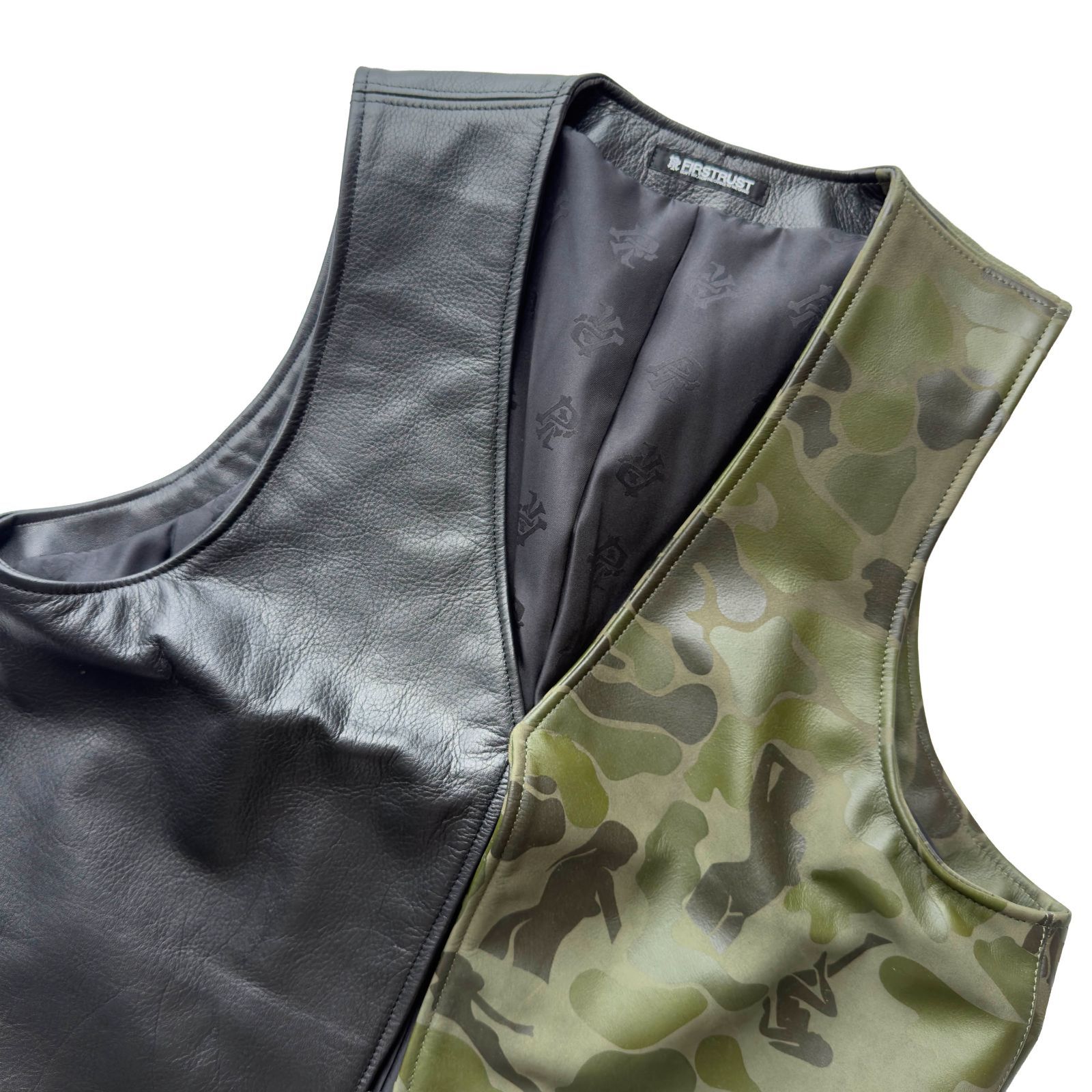 FIRSTRUST ファーストトラスト RENDEZVOUS / LEATHER VEST TWO FACE