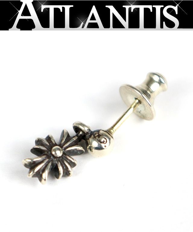 CHROME HEARTS 新宿店 クロムハーツ インボイス付き タイニーE CHプラス ドロップ ピアス メンズ シルバー SV925 31173