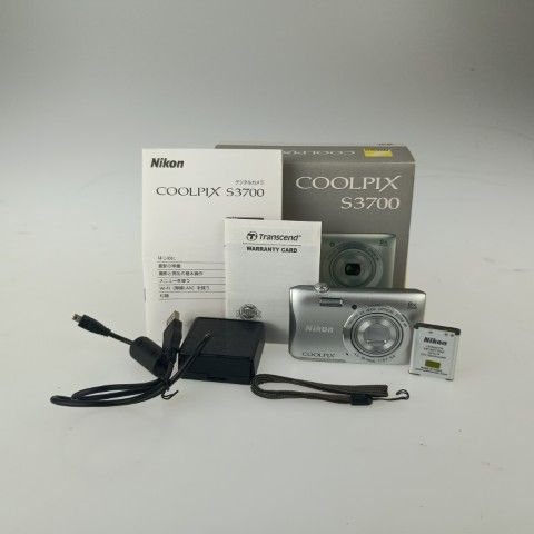 Nikon COOLPIX S3700 Silver コンパクトデジタルカメラ デジカメ