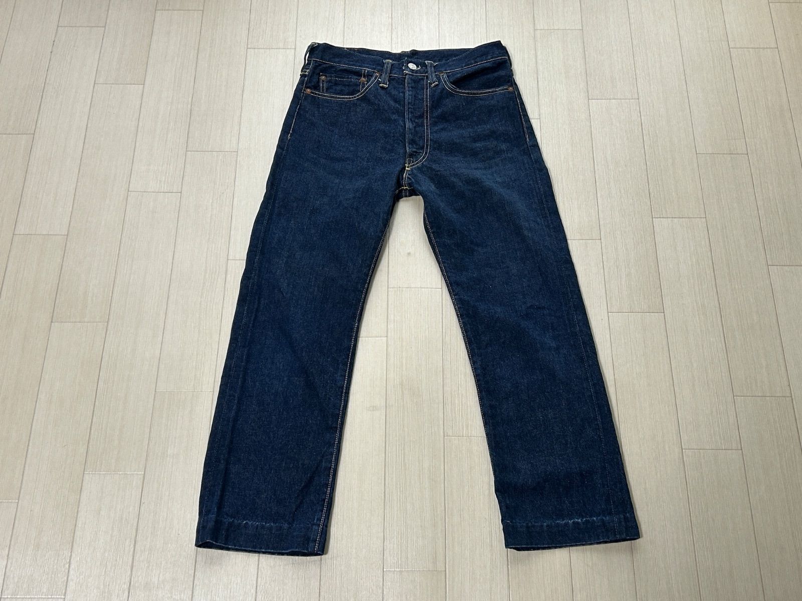 70s BIGSTONE Z7111 USA製表記 片耳セルビッチ(白耳) SCOVILL 紙パッチ 濃紺 W31【古着】ME6040IKE【 匿名配送】