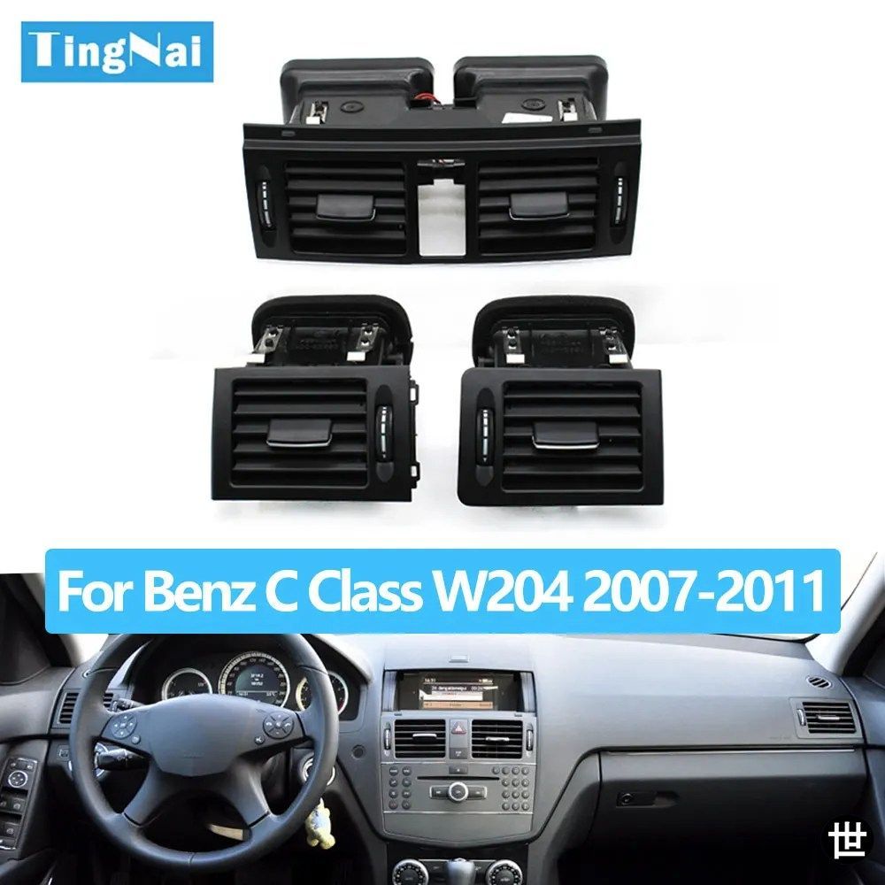 メルセデスベンツ Cクラス C180 C200 220 230 260 C300 350 2007-2011 用 W204 コンソール エアコン AC ベント グリル アセンブリ LHD RHD