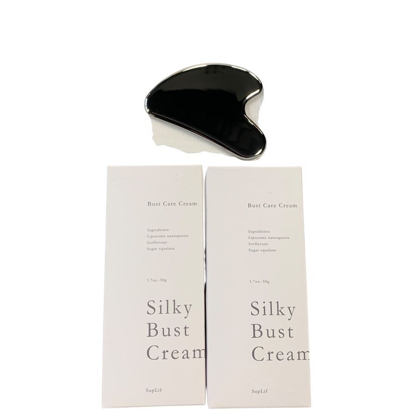 ♪129 シルキーバストクリーム Silky Bust Cream　未使用 未開封品 かっさ付き 購入日不明