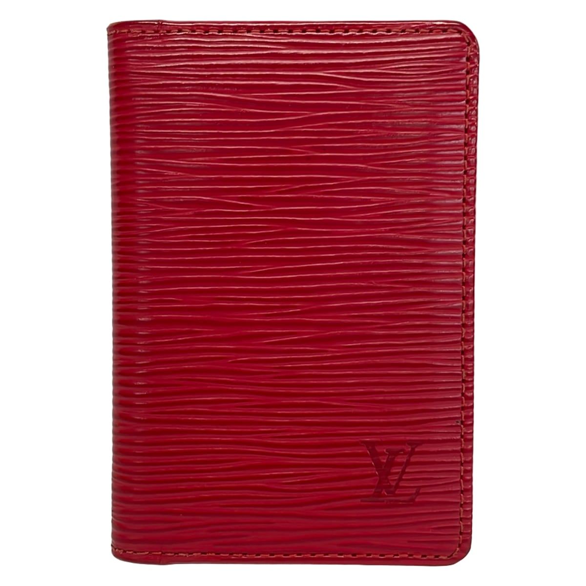 LOUIS VUITTON(ルイヴィトン) カードケース エピ オーガナイザードゥポッシュ M63587 カスティリアンレッド レザー