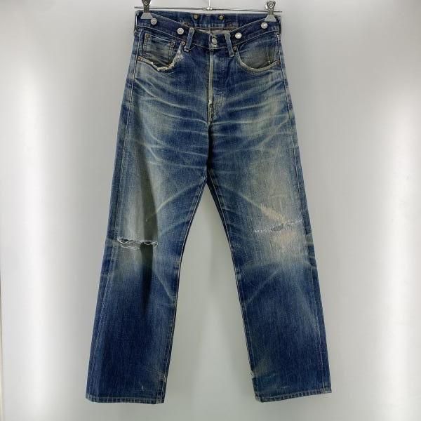 【中古】LEVI'S S702XX 復刻 刻印J22 シンチパック デニムパンツ W30 △裾直 リーバイス[24]