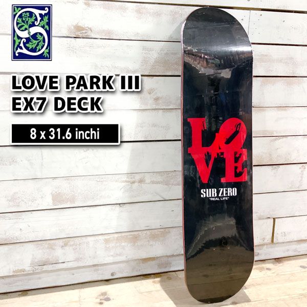 サブゼロ デッキ SUBZERO SUB ZERO LOVE PARK III EX7 DECK 8x31.6 WB14 HERITAGE Division