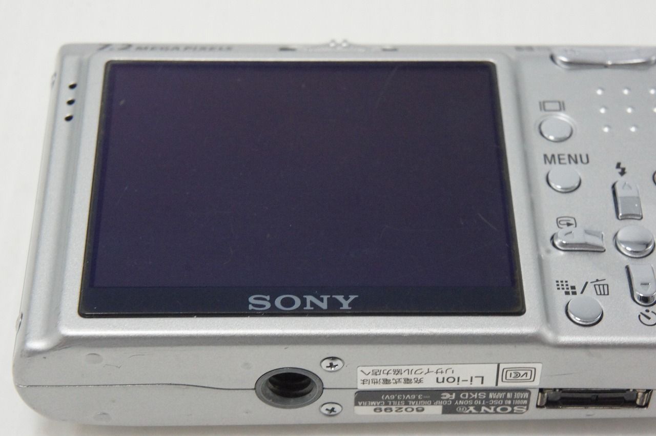 SONY ソニー Cyber-shot DSC-T10 コンパクトデジタルカメラ シルバー