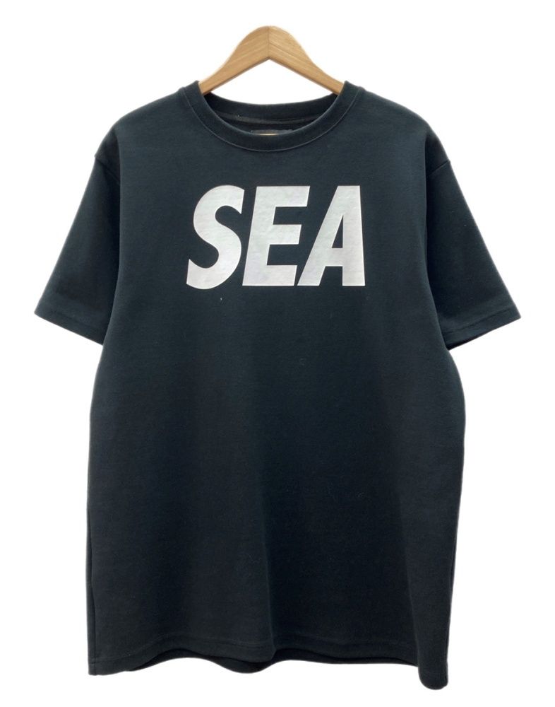 ウィンダンシー WIND AND SEA 25AW SEA S/S Tee シー Tシャツ クルーネック 両面プリント 半袖 黒 WDS-O-TSIG-25-Q4-CS-03 Tシャツ ロゴ ブラック Lサイズ 104MT-3304