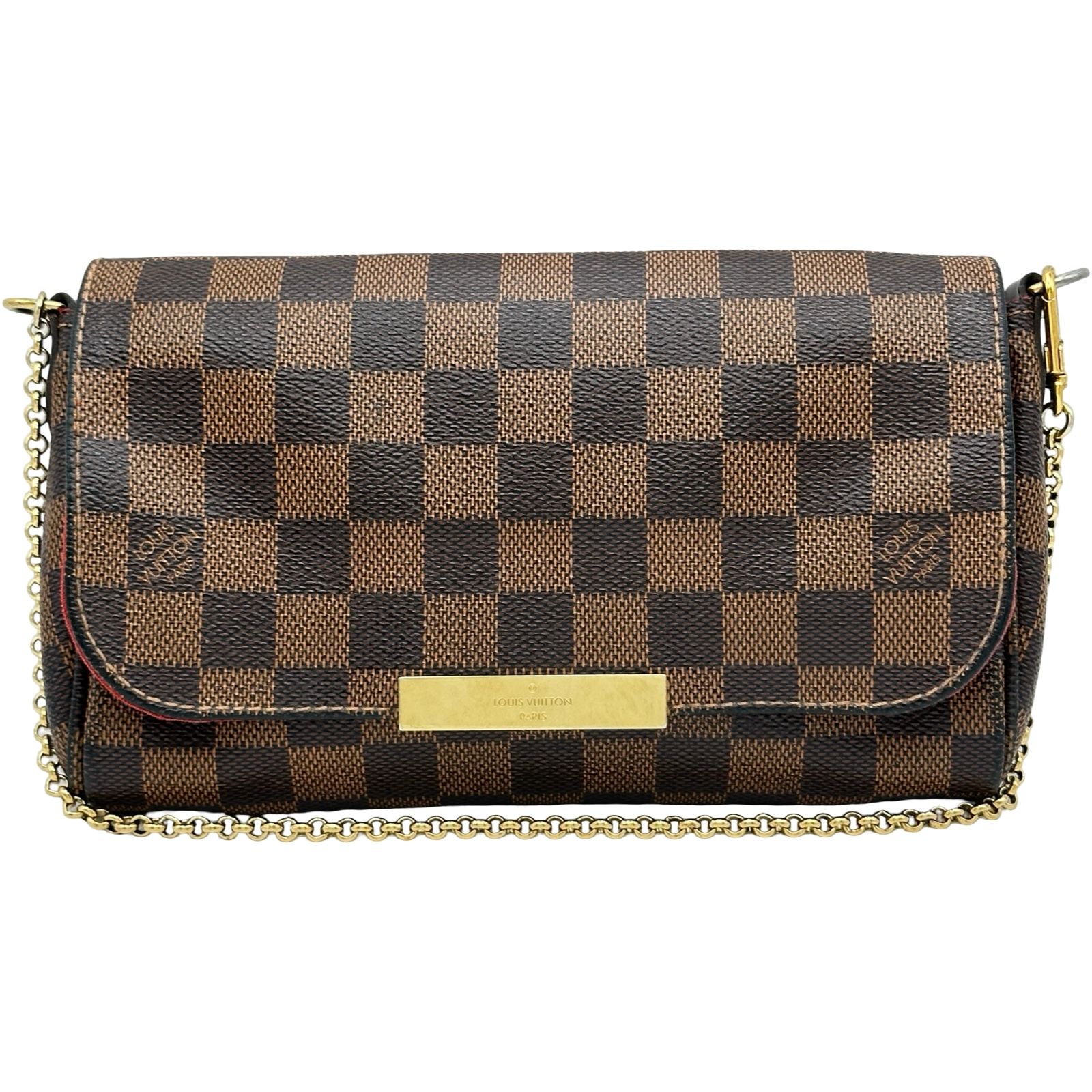 ルイ・ヴィトン LOUIS VUITTON フェイボリットPM N41276 ブラウン ダミエ・エベヌ レディース ショルダーバッグ