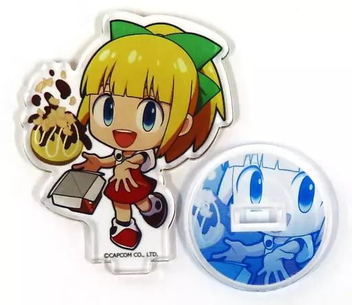 【中古】アクリルスタンド・アクリルパネル ロール 「ロックマンシリーズ×ばくだん焼本舗 トレーディングアクリルスタンド」
