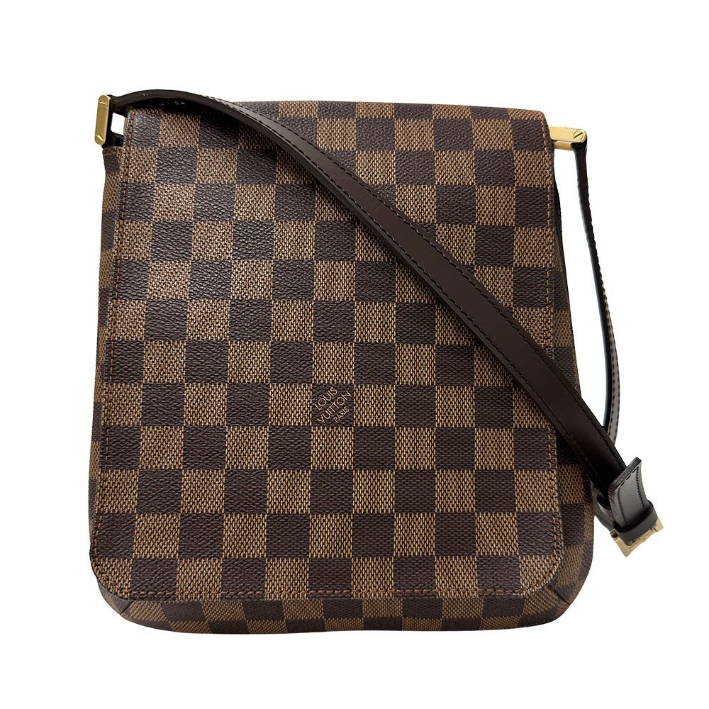ルイ・ヴィトン LOUIS VUITTON バッグ レディース ブランド ショルダーバッグ ダミエ ダミエキャンバス ミュゼット サルサ ロング ダミエエベヌ N51300 ブラウン 肩掛け セミショルダー 【中古】