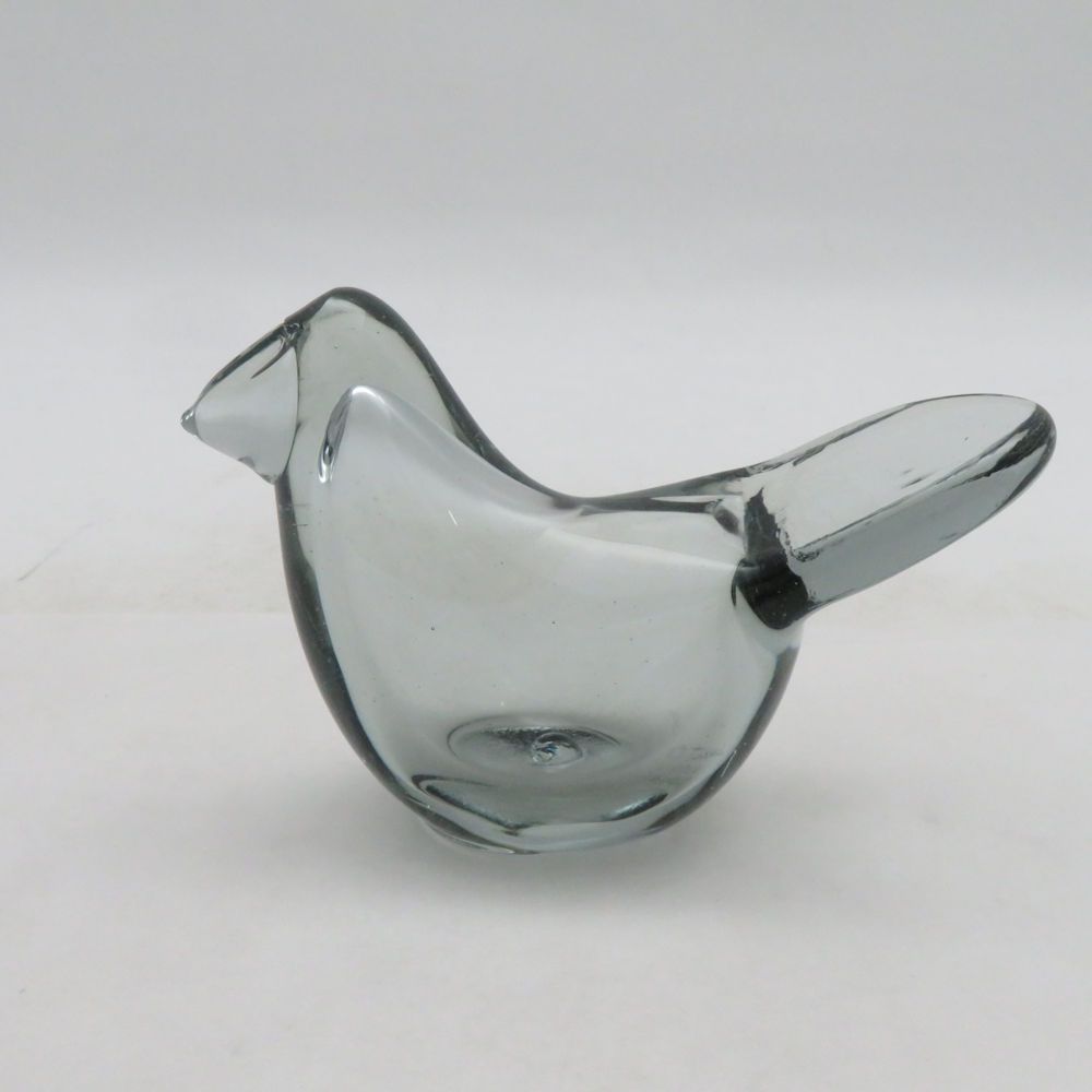 美品 iittala イッタラ バードバイトイッカ シエッポ リサイクルエディション 置物 無鉛ガラス SCOPE別注 北欧雑貨 フィンランド SU14548A1