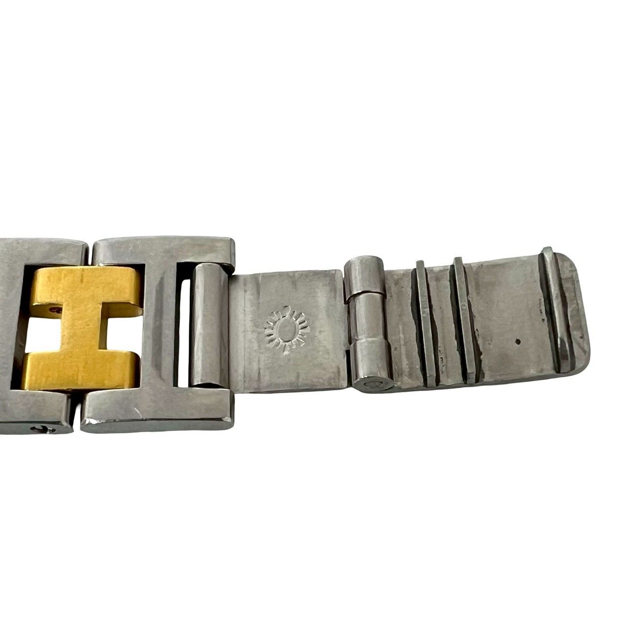 稼働品 極 美品 HERMES エルメス アルソー H ロゴ ベルト ステンレス
