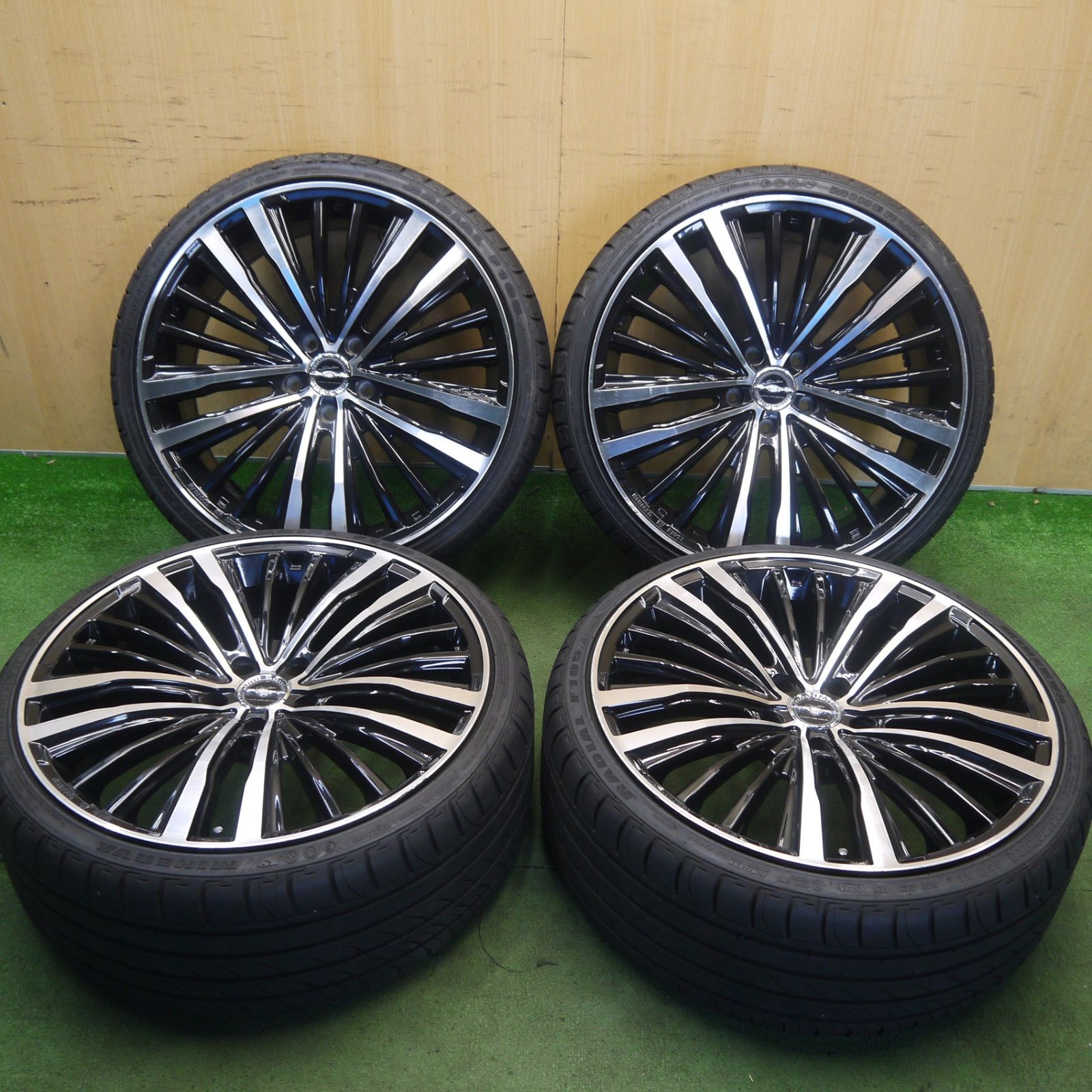 バリ溝！23年！ほぼ10分★Shallen XR-75 245/30R20 ミネルバ ラジアル F105 シャレン 20インチ PCD114.3/5H★6060201Hノ