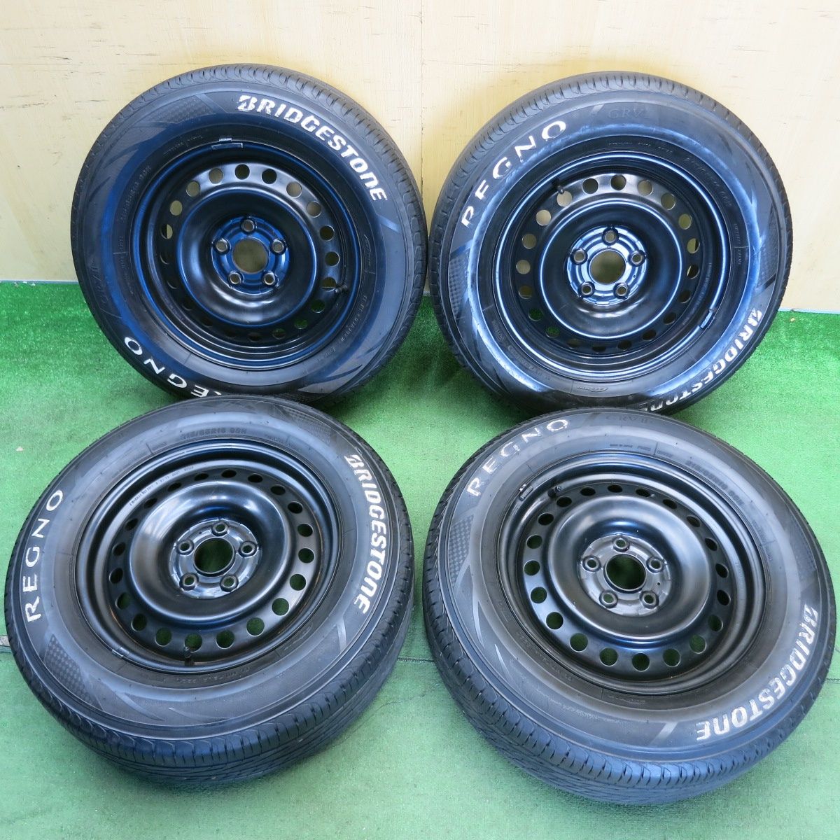 バリ溝！23年！キレイ！9.5分☆日産 エクストレイル 純正 スチール 215 
