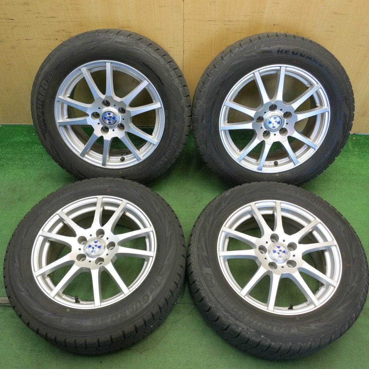 バリ溝！9.5分☆スタッドレス 205/60R16 ヨコハマ アイスガード iG70