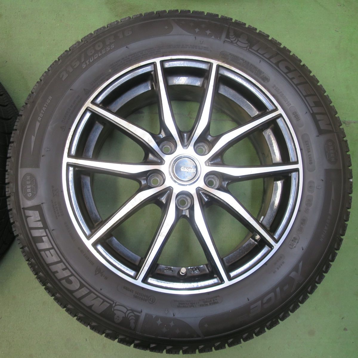 バリ溝！9.5分☆スタッドレス 215/60R16 ミシュラン X-ICE XI3 G.speed 