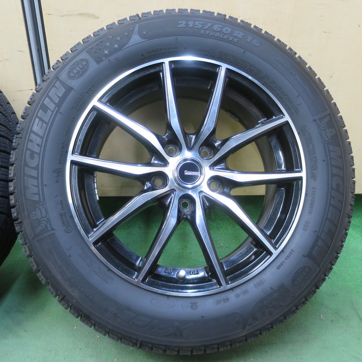 バリ溝！9.5分☆スタッドレス 215/60R16 ミシュラン X-ICE XI3 G.speed 