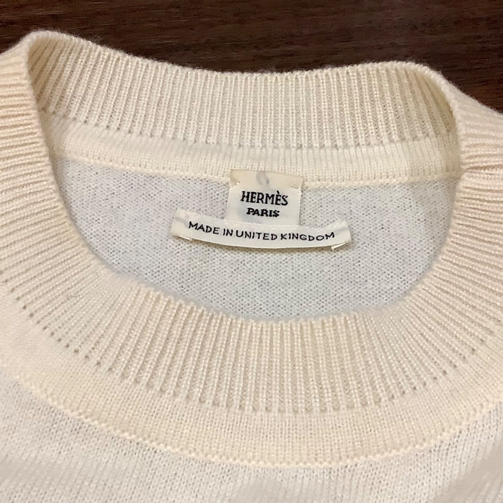 エルメス HERMES 21SS Hリフト プレート カシミヤ ニット セーター 