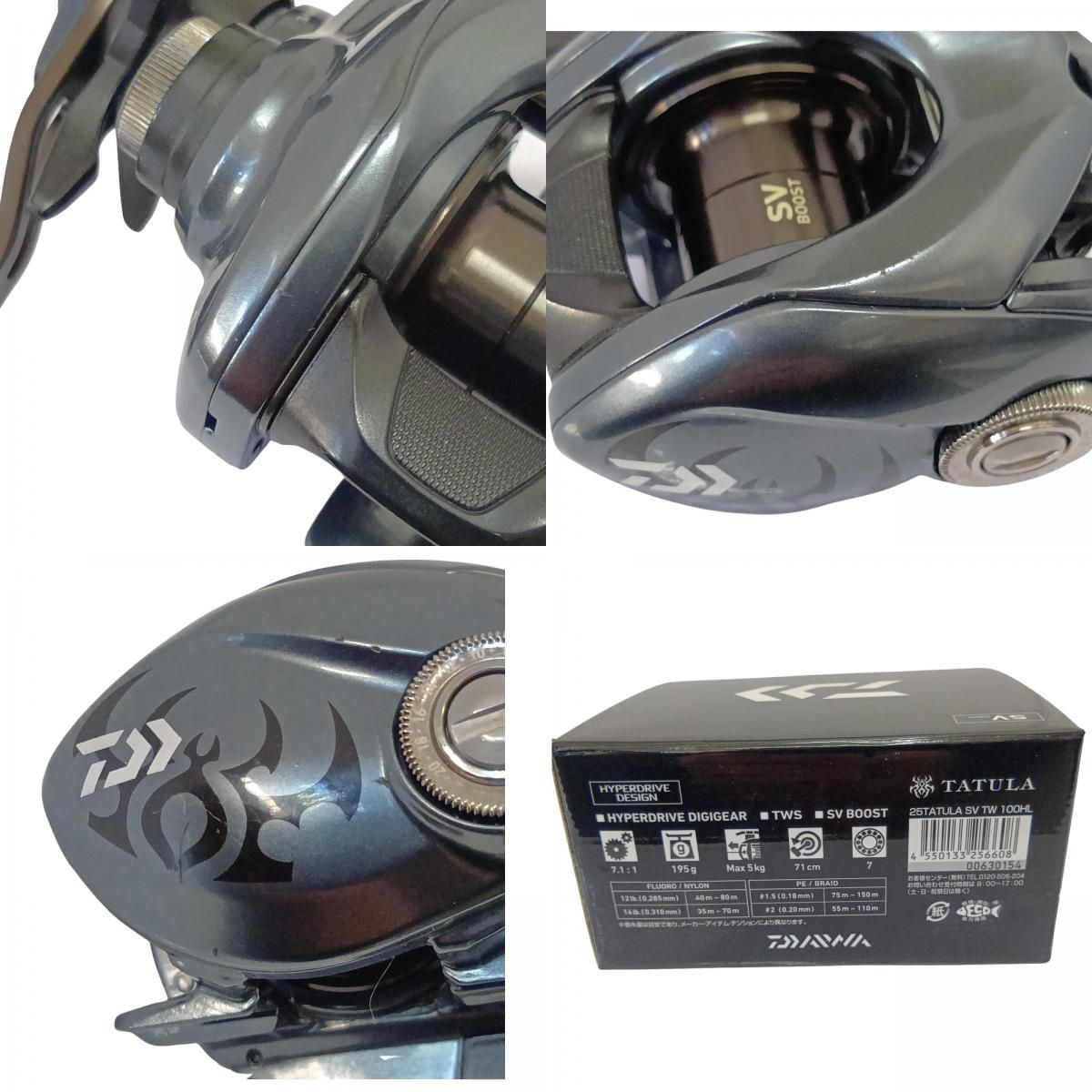 DAIWA ダイワ リール 25タトゥーラ SV TW 100HL（左ハンドル