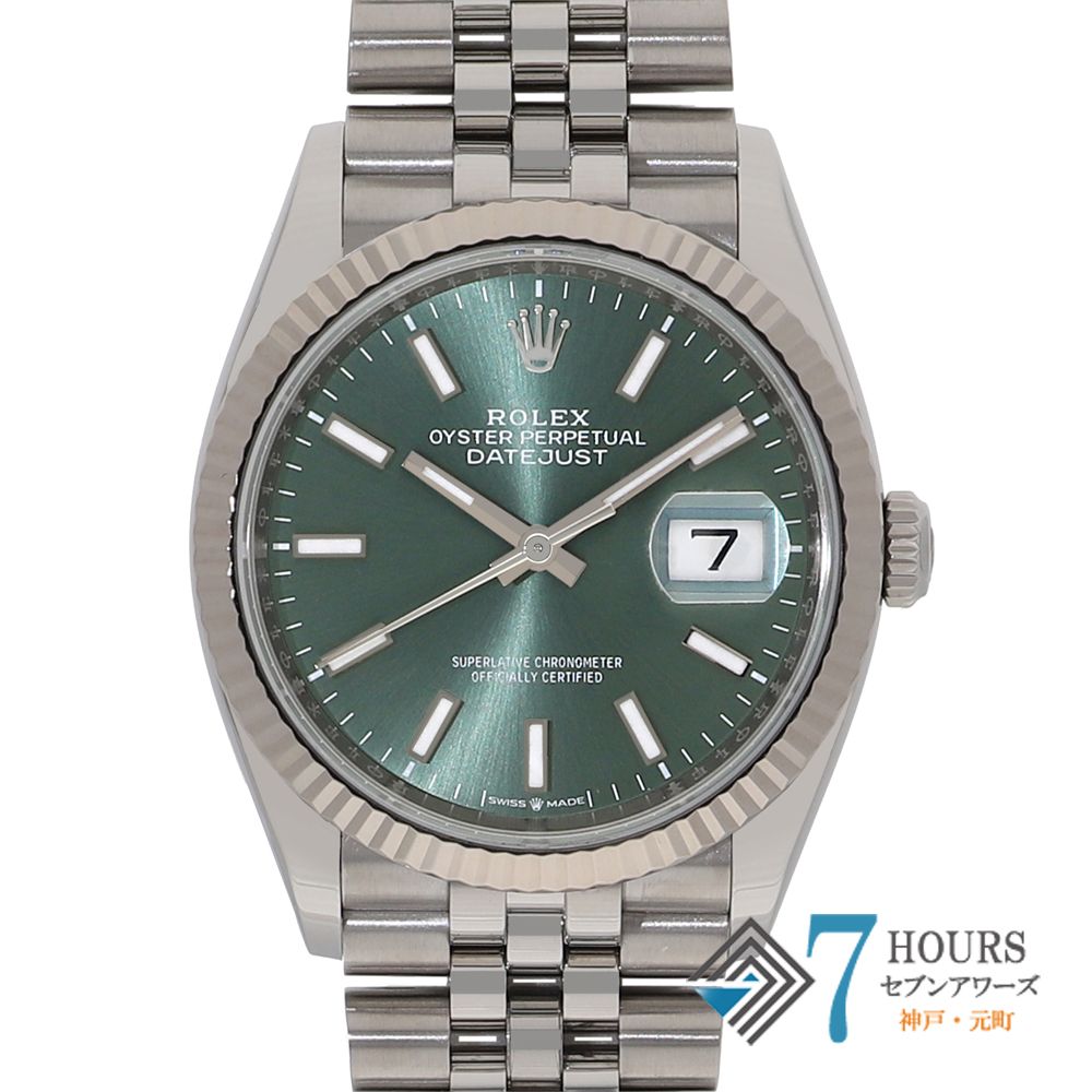 145718 ROLEX ロレックス 126234 デイトジャスト ミントグリーン ホワイトゴールド ステンレス ランダム番 自動巻き 当店オリジナルボックス