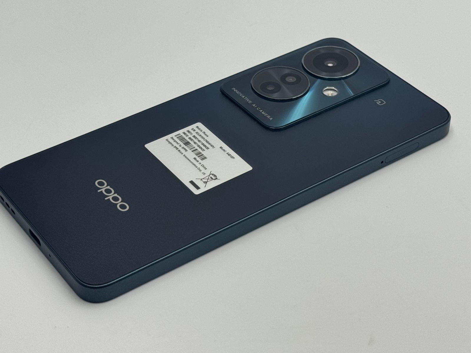 箱付き中古B】OPPO Reno11 A A401OP ダークグリーン SIMフリー 白ロム