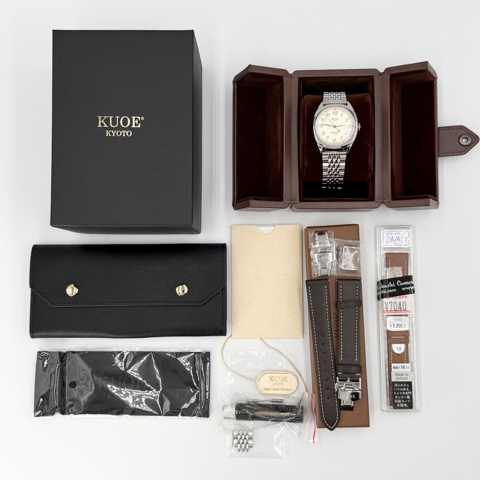 【極美品・購入直後】KUOE KYOTO ROYAL SMITH オートマチック（自動巻き）腕時計
