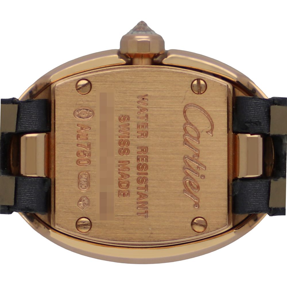 145720 CARTIER カルティエ WB520028 シルバー ピンクゴールド レザー