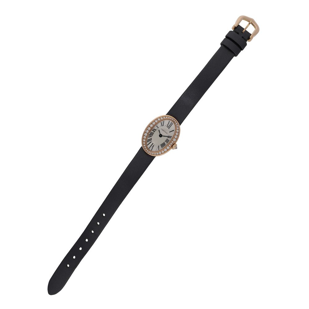 145720 CARTIER カルティエ WB520028 シルバー ピンクゴールド レザー
