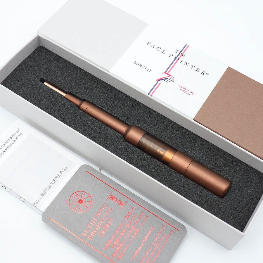 【美品】COREFIT The FACE POiNTER 7th ペン型コリほぐし器 美顔器 コアフィット フェイス ポインター 本体