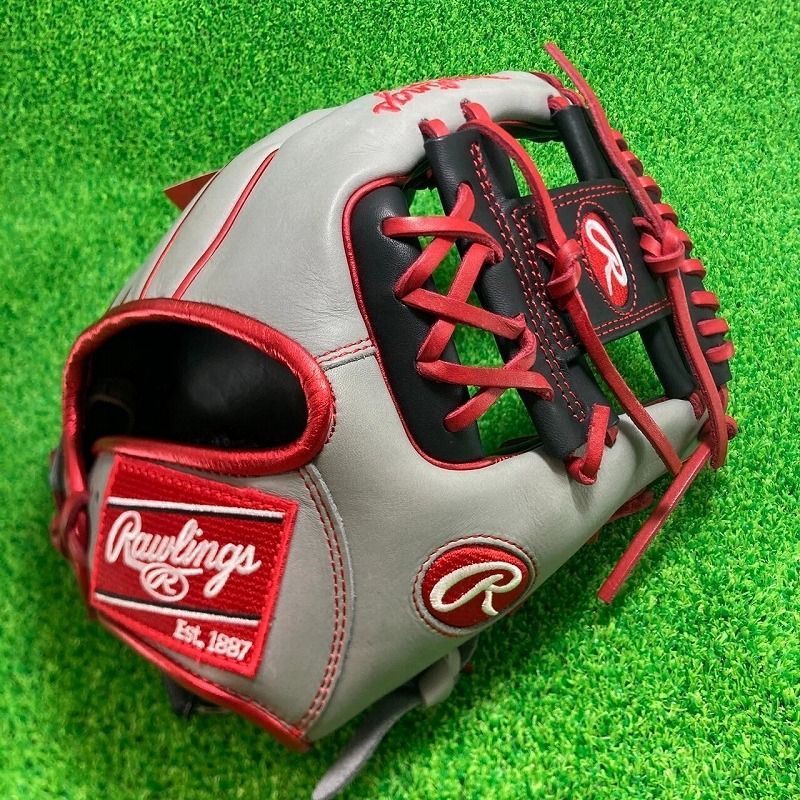 【未使用品】ローリングス 軟式 内野手用 グラブ HOH MLB カラーシンク 右投 【カラー】 GR4HMCK4H