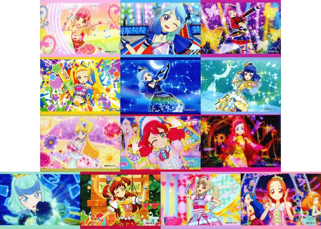 【中古】キャンバスボード・キャンバスアート 全13種セット 「アイカツフレンズ!&オンパレード! キャンバスボードミニ 01/(場面写イラスト)」 オールアイカツ!大衣装展!! ☆Stage Dress Collection☆ in YOKOHAMA COAS