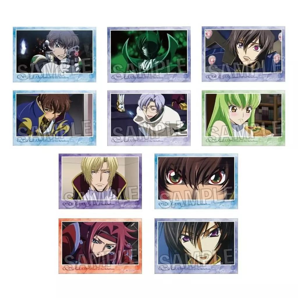 【中古】アクリルスタンド・アクリルパネル 全10種セット 「コードギアス 反逆のルルーシュ トレーディング 積み積みブロック vol.3 BOX3」