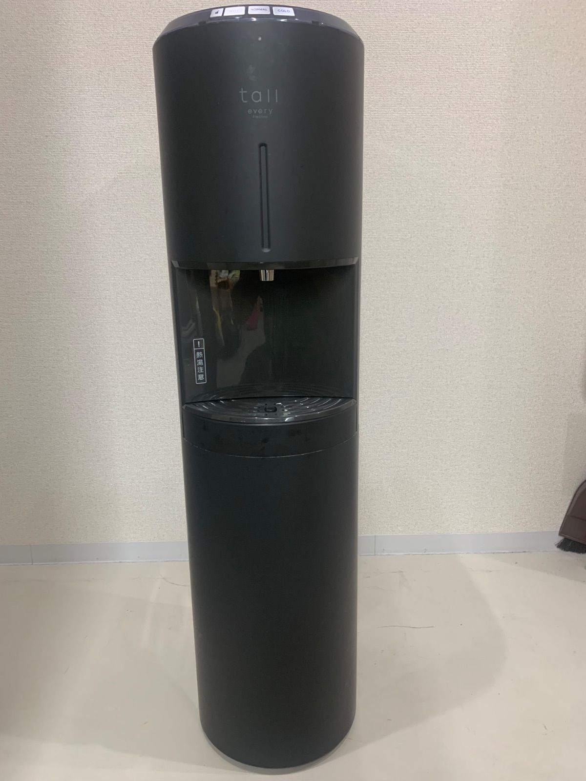 ！【通電確認済・動作未確認】エブリィフレシャス トール ウォーターサーバー tall 黒 BSS-311　【棚無し1】【20】