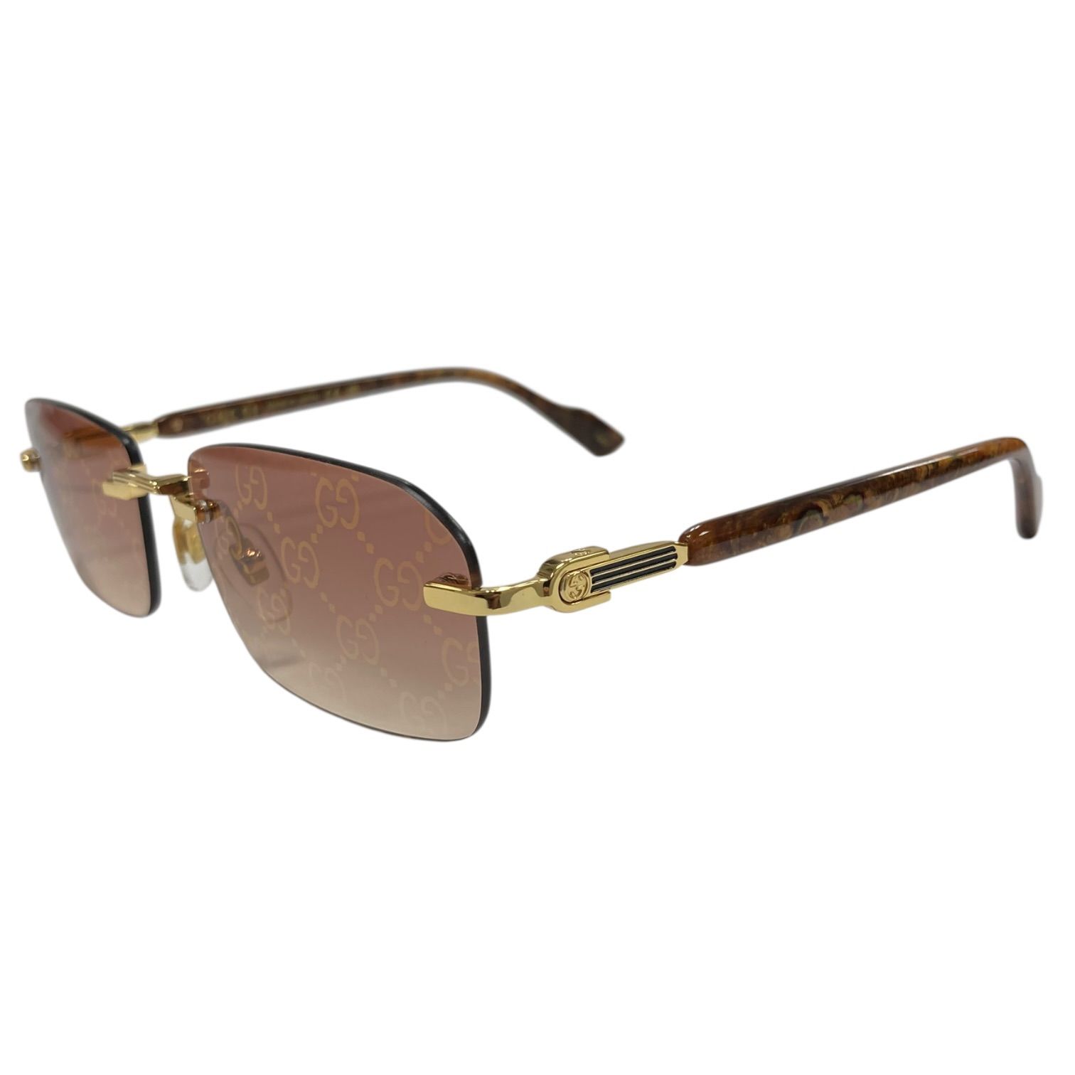 グッチ GUCCI グッチシマ リムレス サングラス GG1221S 004 56□16 140 L グラデーション キングラム[01]