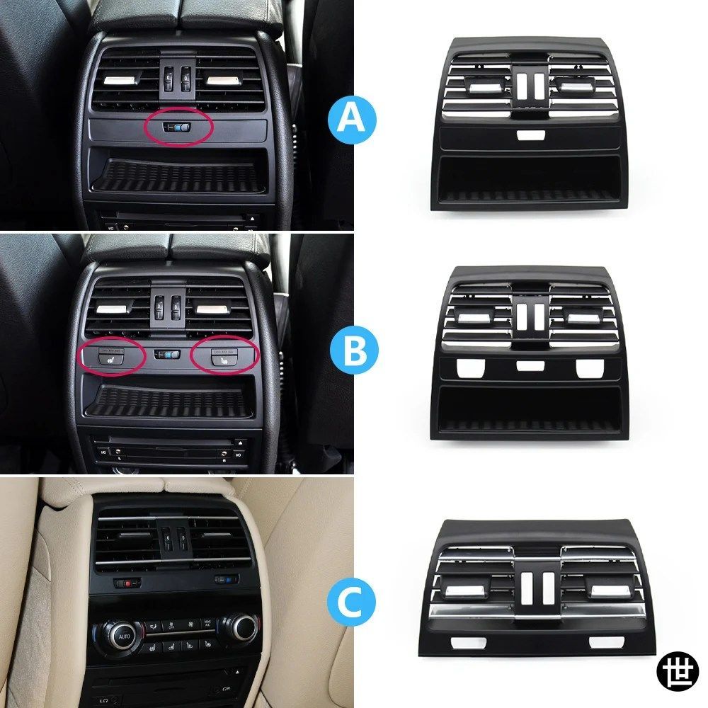 BMW 7シリーズ F01 F02 F04 730 735 740 2009-2016用 車リアエアコングリルカバーパネル