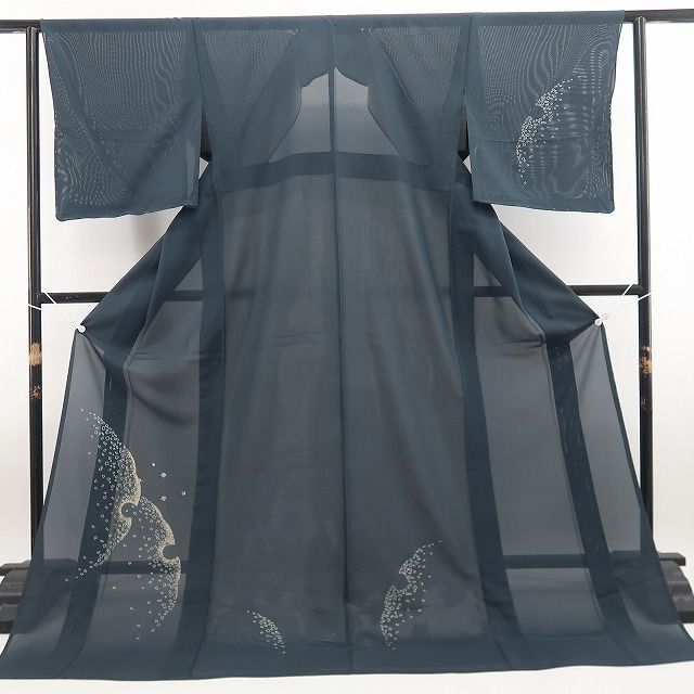 新品・夏訪問着】絽 夏着物 正絹 仕付け糸付 tomihisa“雪輪のきらめき