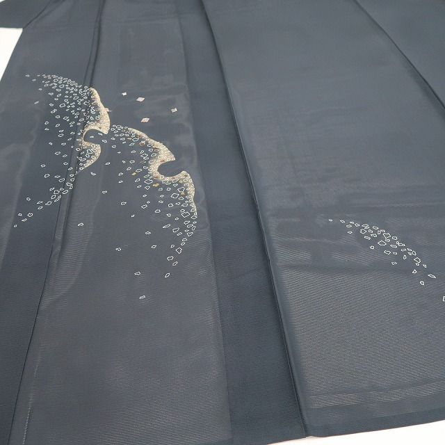 新品・夏訪問着】絽 夏着物 正絹 仕付け糸付 tomihisa“雪輪のきらめき