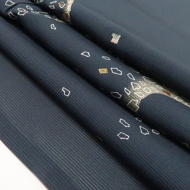 新品・夏訪問着】絽 夏着物 正絹 仕付け糸付 tomihisa“雪輪のきらめき