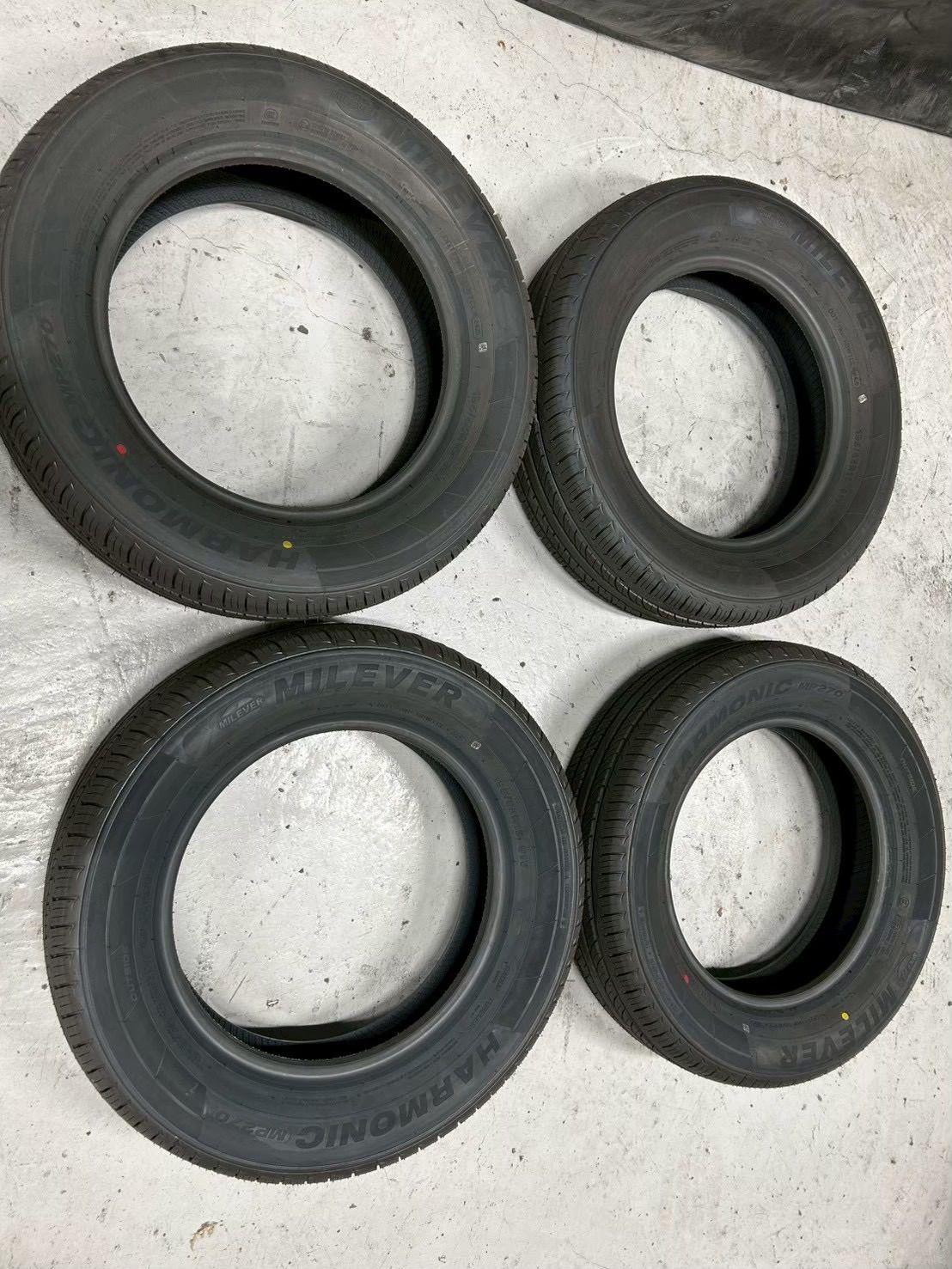 T3006☆送料込み！夏タイヤ４本セット 2025年式 MILEVER HARMONIC 195/65R15☆