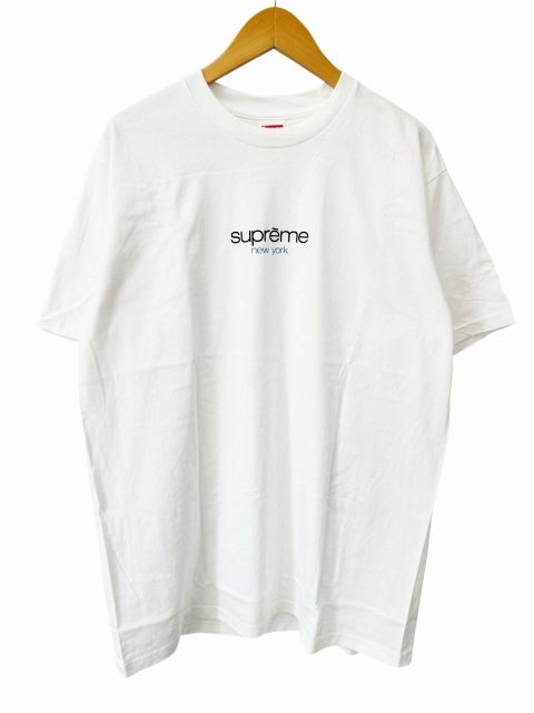 シュプリーム SUPREME 22SS Classic Logo Tee クラシック ロゴ 半袖Tシャツ L 白 ホワイト ブランド古着ベクトル 中古☆AA★260612