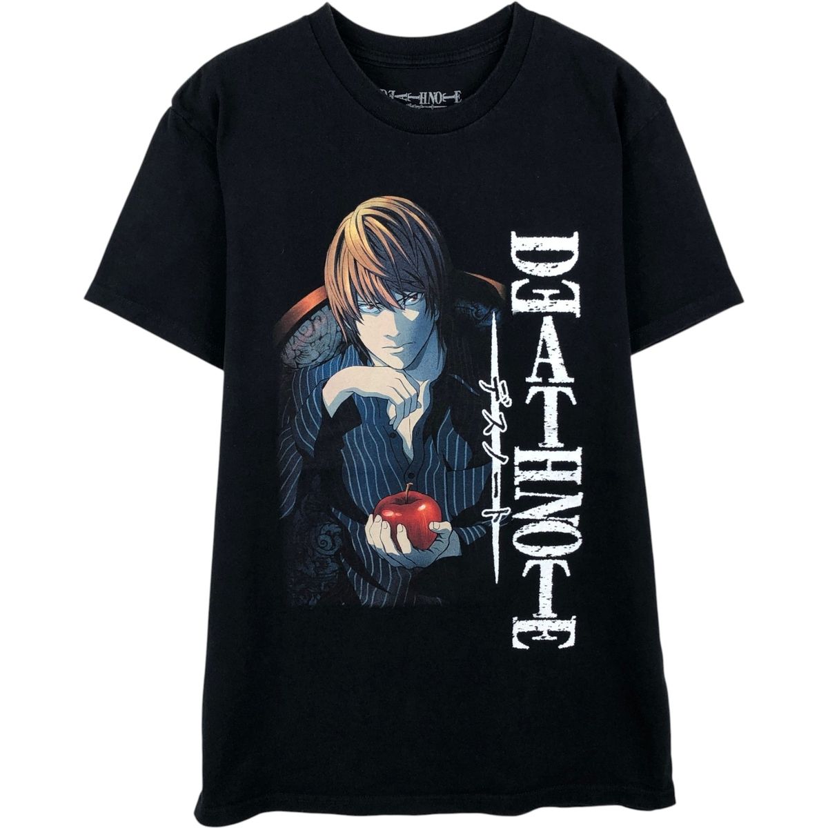 古着 DEATH NOTE デスノート 夜神月 アニメ キャラクタープリントTシャツ メンズM相当/eaa647610