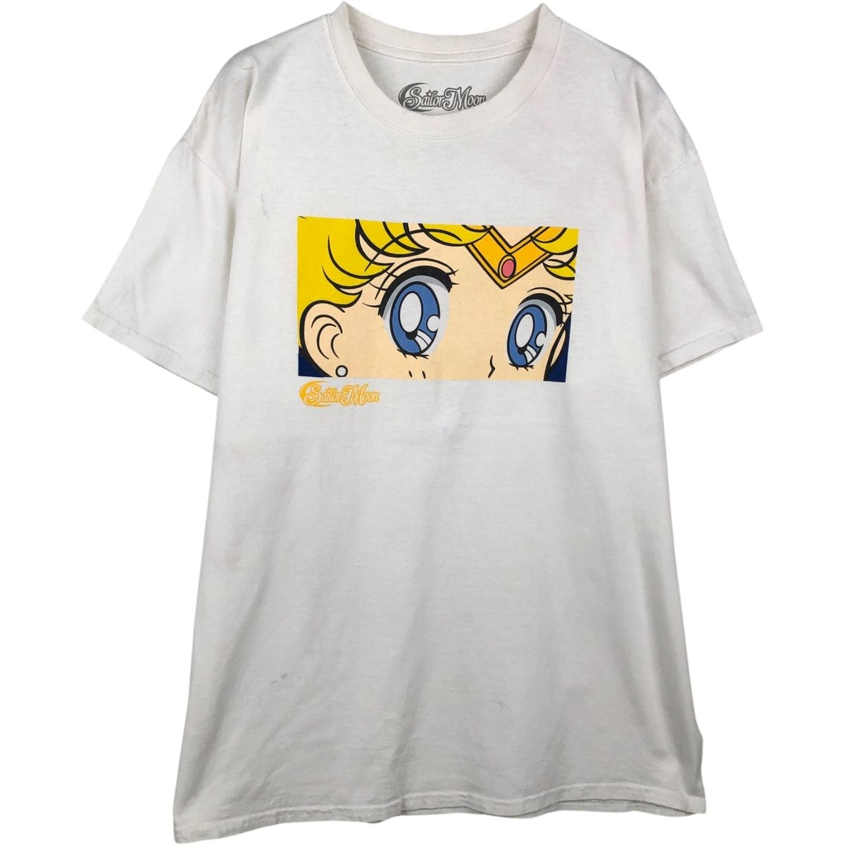 古着 SAILOR MOON セーラームーン 月野うさぎ アニメ キャラクタープリントTシャツ メンズL相当/eaa647614